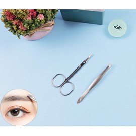 Eyebrow and Nose Hair Trimming Tweezer & Scissor Set 1P Nose Hair Trimming 3ea