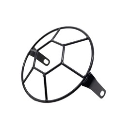 JPMODAO Motorcycle Headlight Universal Cover, Harley Davidson 7" Protective Cover, Motorcycle Net Cover, Retro Grille, Side Mount Retro Protective Net Cover (A)