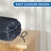 NICENEEDED 2 Pcs Large Rug Storage Bag, Black Oxford Cloth