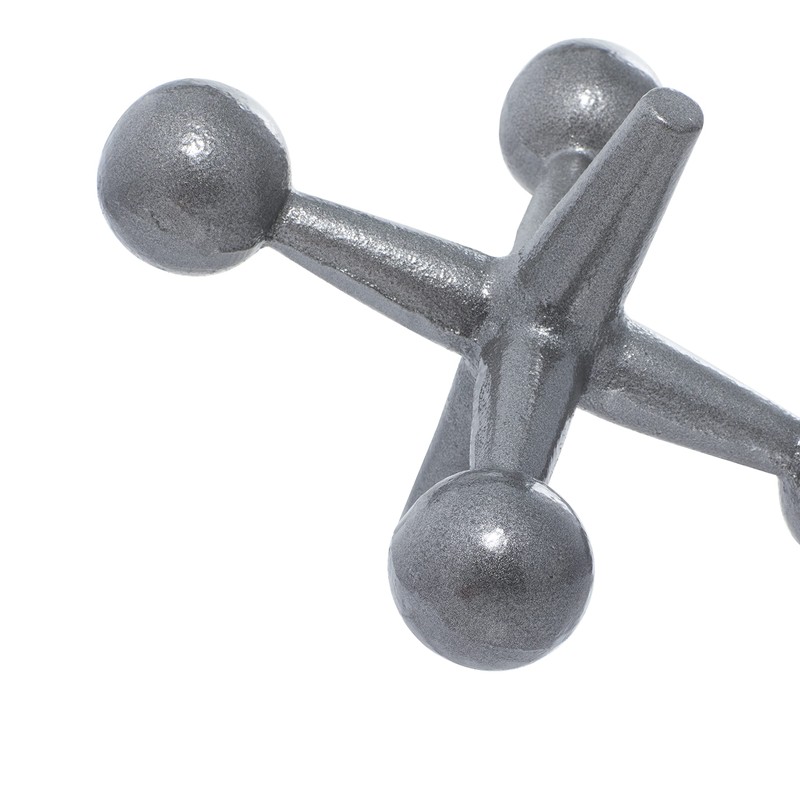 Deco 79 Metal Jack Decorative Sculpture Home Decor Statues, Set