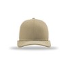 Richardson 112 Trucker OSFA Baseball Hat Ball Cap, Khaki/White