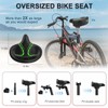 BLUEWIND Oversized Bike Seat, Wide Bicycle Saddle Novel Backrest Design