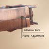 Metal Retro Red Bronze Windproof Butane Torch Lighter,Cool Refillable Lighters,Adjustable