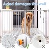 Baby Gate Wall Protector Set,4 Packs Stair Gate Extension Wall