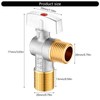 Heavy Duty Brass Valves 1/2" For Hot & Cold Water