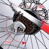 Ruayia Sprocket Puller Bicycle Tool Accessories, Bicycle Cassette Tool Cassette