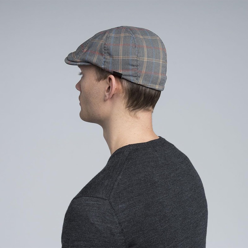 Kangol Pattern Flexfit Cap Grey Plaid, Large-X-Large
