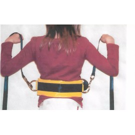 Olympia Sports Gymnastic Spotting Belts Small Yellow 19-23 Inch Waist Training Belt Equipment