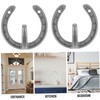 Operitacx Pack of 4 Cast Iron Wall Hangers, Denim Hangers,