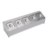 TITIDU Stainless Spice Rack, Seasoning Organizer Sauce Ingredients Fruits Holder
