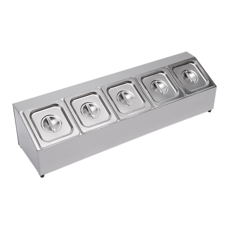 TITIDU Stainless Spice Rack, Seasoning Organizer Sauce Ingredients Fruits Holder