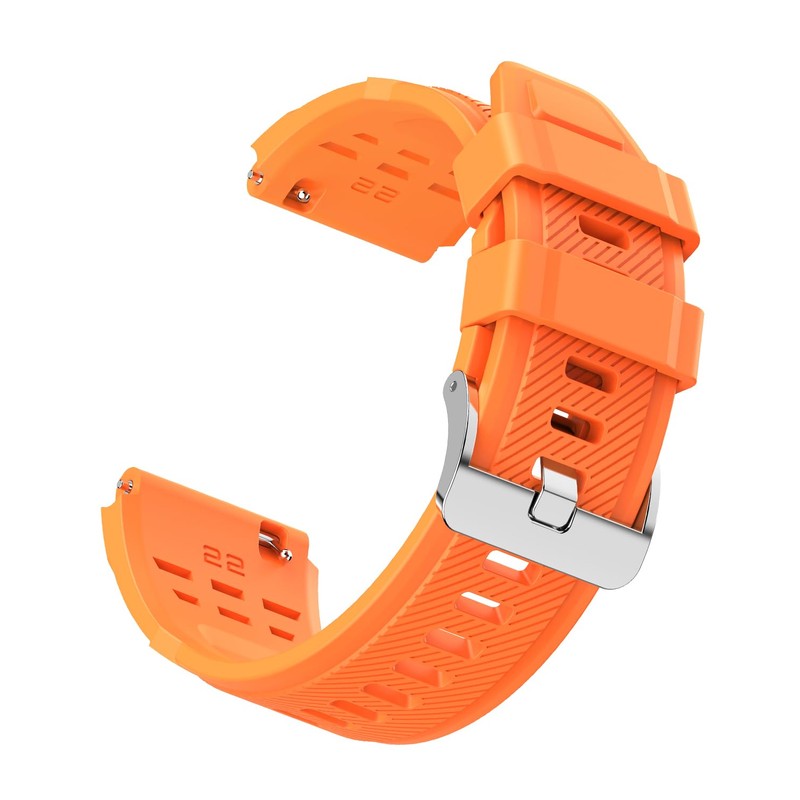 MEGALITH 22 mm Quick Release Soft Rubber Replacement Watch Bands