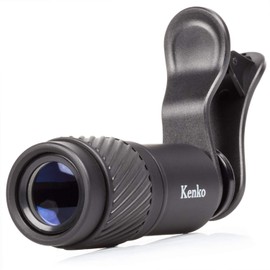 Kenko Real PRO Multi-Coated Glass Real PRO 7X Telephoto Clip Lens & Monocular for Mobile Devices, Black (KRP-7T)