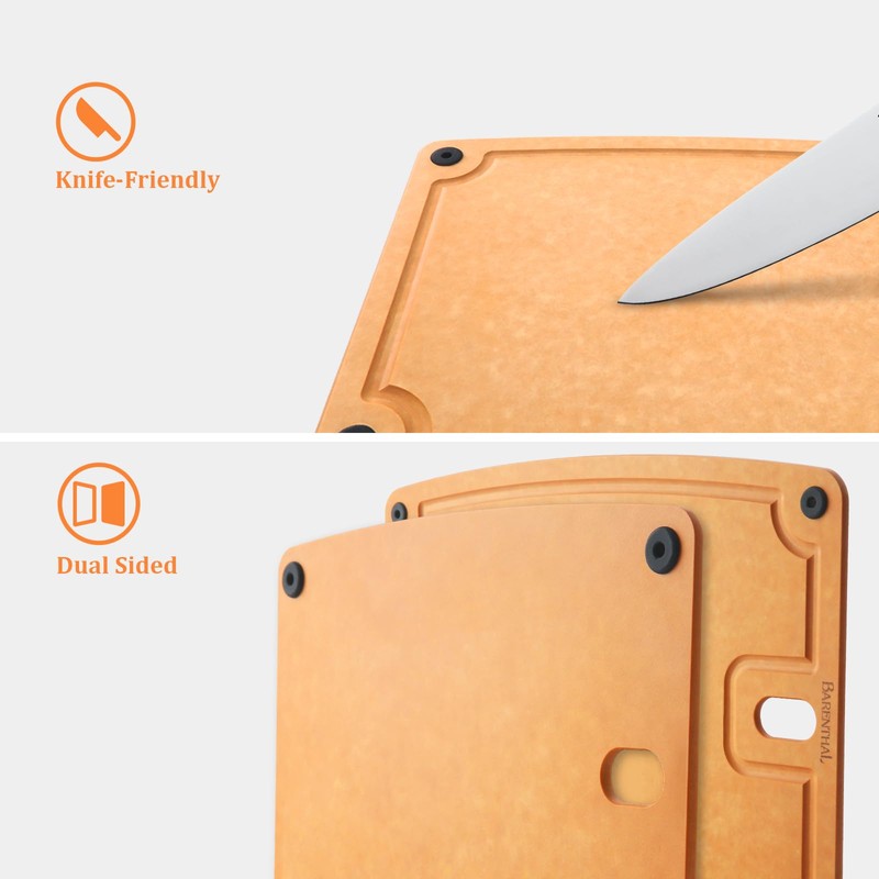 Barenthal Large Cutting Boards for Kitchen Dishwasher - 2PC Cutting