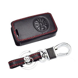 Happyit Leather Car Key Case for Toyota RAV4 2009 2011 RAV 4 Yaris 2011 3 Buttons Smart Key