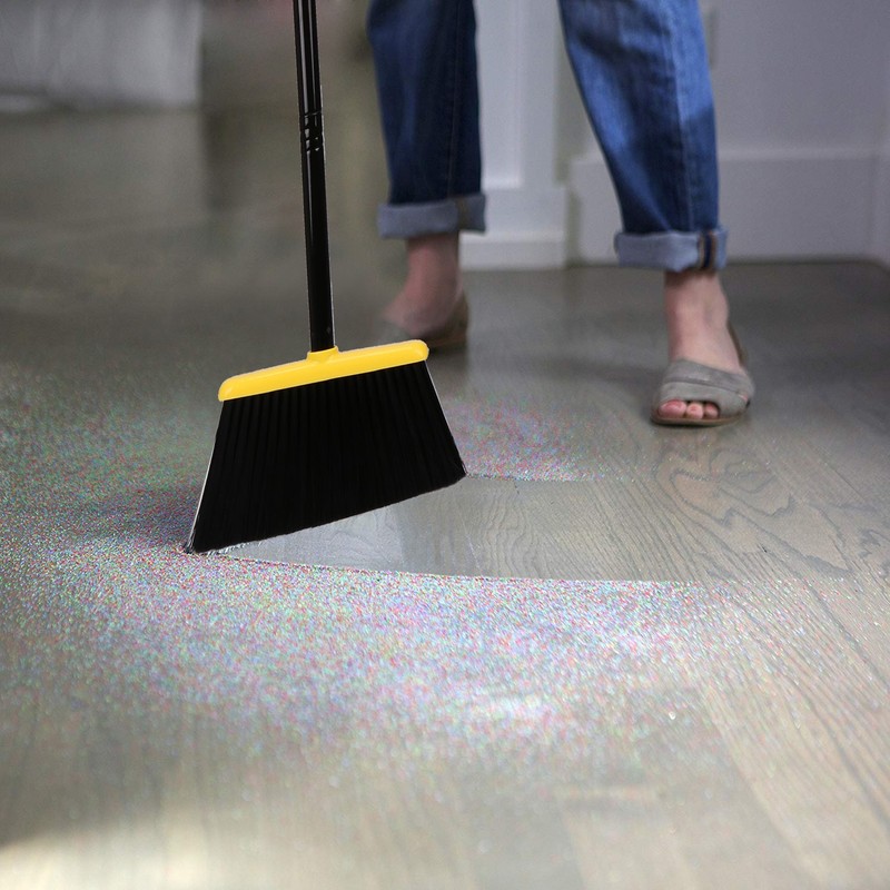 Broom and Dustpan Set,IndoorBroom with Dust pan Combo Set for