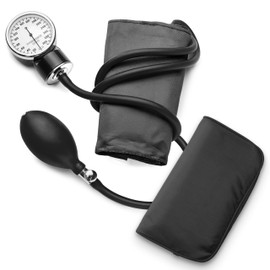 EMS XTRM Sphygmomanometer Manual Blood Pressure Cuff - Durable Manual Sphygmomanometer, Professional BP Cuff for Healthcare, Multiple Colors, Precise Readings (Black)