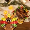 ceiba tree Thanksgiving Paper Plates Turkey Shaped Disposable Dinnerware Party