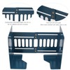 Retractable Book Ends Blue Sturdy Durable High Stability Retractable Elegant