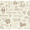 d-c-fix Manhattan Ristretto Oilcloth Tablecloth, Cream, Washable, Waterproof, Indoor and