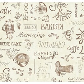 d-c-fix Manhattan Ristretto Oilcloth Tablecloth, Cream, Washable, Waterproof, Indoor and Outdoor, PVC Vinyl Oilcloth, Plastic Tablecloth, Wax Tablecloth, 130 cm x 160 cm, Square