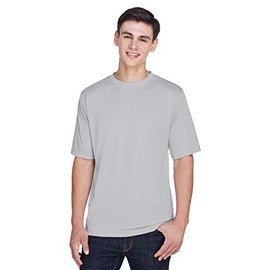 TEAM 365 Men's Zone Performance T-Shirt Silver Medium