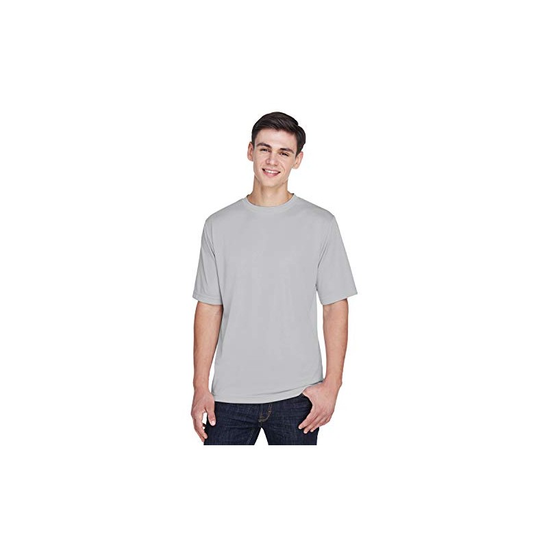TEAM 365 Men's Zone Performance T-Shirt Silver Medium