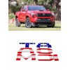 SPEED ZONE US Flag Tailgate raised letters compatible with TOYOTA
