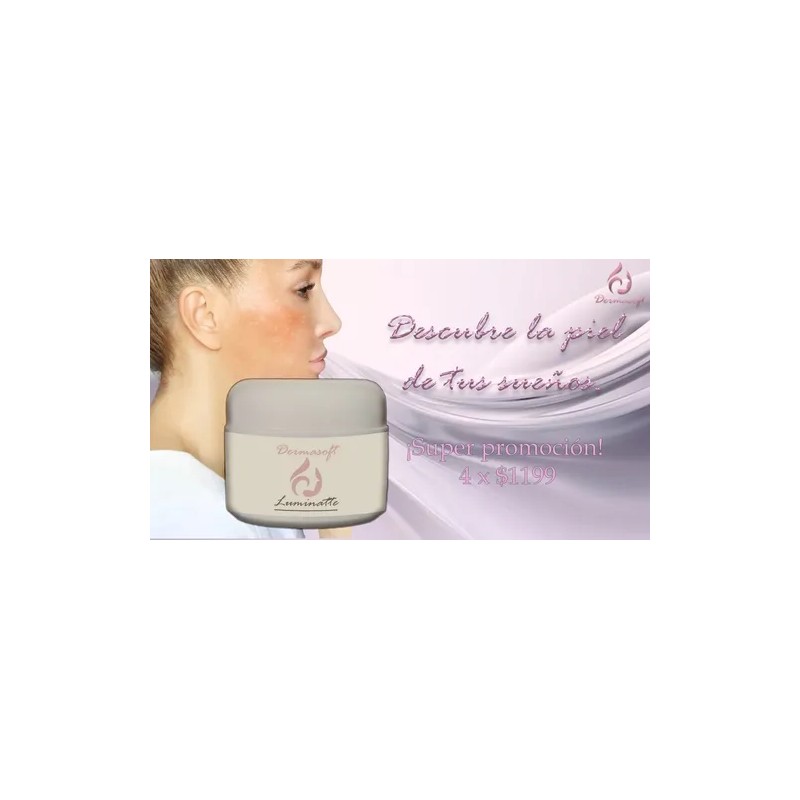 4pack Crema Facial & Corporal Luminatte Aclaradora, Melasma.