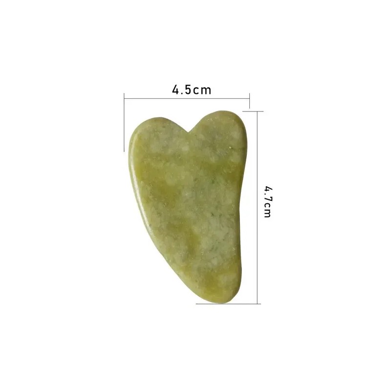 Rodillo Masaje Facial De Jade + Gua Sha Rejuvenece Tonifica