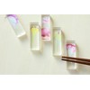 Toumei toumei 押花 Carnation Chopstick Rest Set of 5 Wood