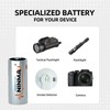 NINMAX® CR123A 3V Lithium Battery 6 Pack, No.1 1700mAh 3