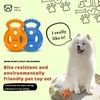 Durable Dog Puzzle Toy, Interactive Rubber Ball for Chewing, Treat