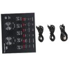 Kisangel 1 Set Professional Live Sound Card Mixer with Automatic
