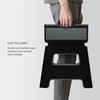 BROOKSTONE, 13” Non-Slip Textured Grip Surface, Foldable Space Saving Design,