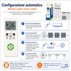 Telecomando Universale per Climatizzatore Condizionatore 1000 in 1 universale LCD