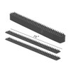 Outdoor Plastic Repellent Wall Defender Fence Spikes for Birds, 10