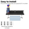 UNITEDPOWER 5 Aerosol Spray Can/Paper Towel Holder, Paint Bottle Storage