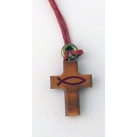 MaMeMi Olive Wood Cross for Hanging