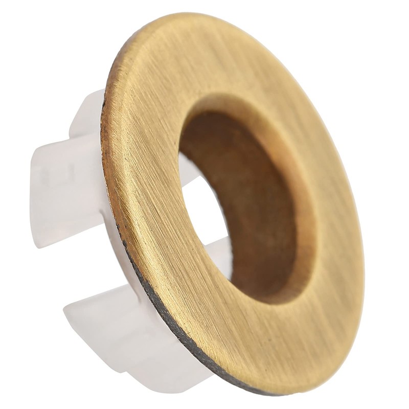 Overflow Cap Sink, Brass Sink Overflow Ring, Sink Replacement Round