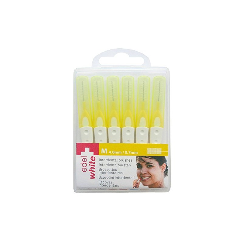 Edel + White® 6 Interdental Brushes 0.7 mm Yellow M