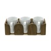 Whitecap 62410 Teak Three-Mug Rack