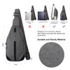 Waterfly Anti-Theft Backpack Crossbody Sling Bag Small Multipurpose Daypack for