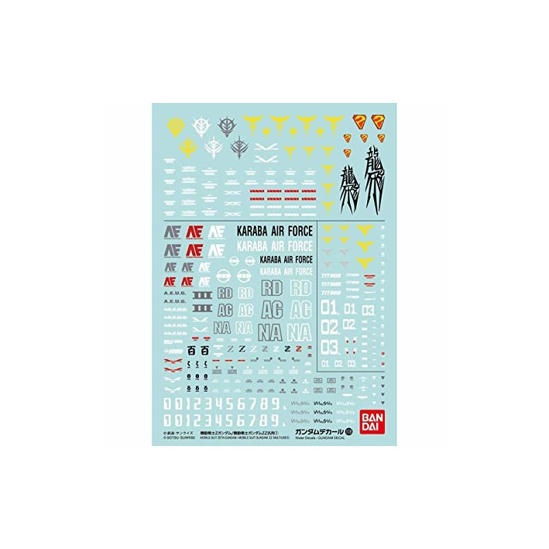 BANDAI SPIRITS(バンダイ スピリッツ) ガンダムデカールNo.108 機動戦士Zガンダム/機動戦士ガンダムZZ 汎用1 19607