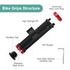 URAQT Bike Handlebar Grips, Soft Anti-slip Rubber Bicycle Handle Grip,