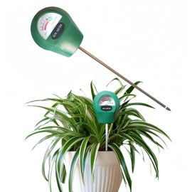 Aerkersun Plant Water Meter - Soil Moisture Meter for Indoor and Outdoor Plants - Hygrometer Sensor for Gardening and Farming - No Batteries Required