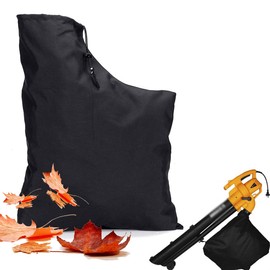 EORPAVU Leaf Blower Accessories & Leaf Vacuum Accessories 1 Piece Leaf Blower Vacuum Collection Bag 63 x 45 cm Leaf Blower Bag Waterproof Oxford Leaf Blower Replacement Collection Bag (Black)