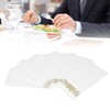 40PCS Gold Napkins Gold Trim Linen Hand Feel Gold Napkins