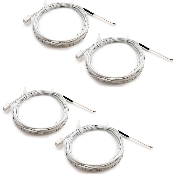 4Pcs Ender 3 Pro Thermistor 1m/39.4Inches, 3D Printer 100K 3950