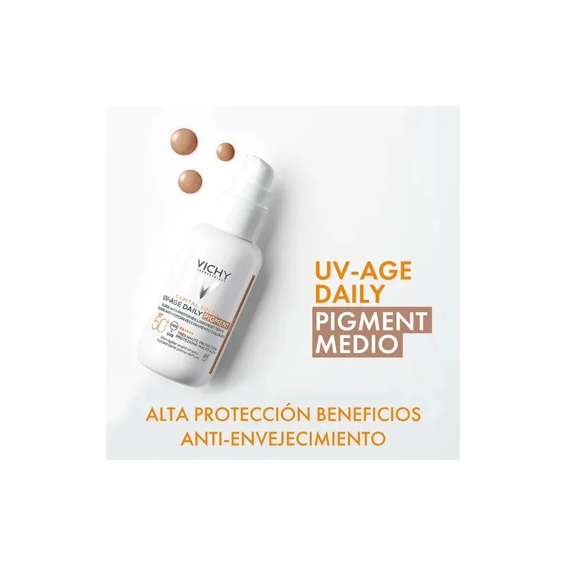 Protector Solar Facial Capital Soleil Age Daily 50fps Tono Medio